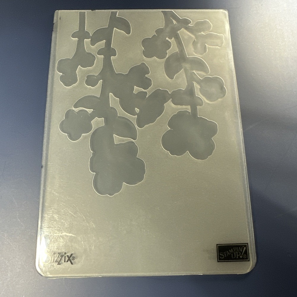 Stampin Up Sizzix Embossing Folder Wildflowers